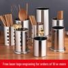 Stainless Steel Chopstick and Skewer Holder