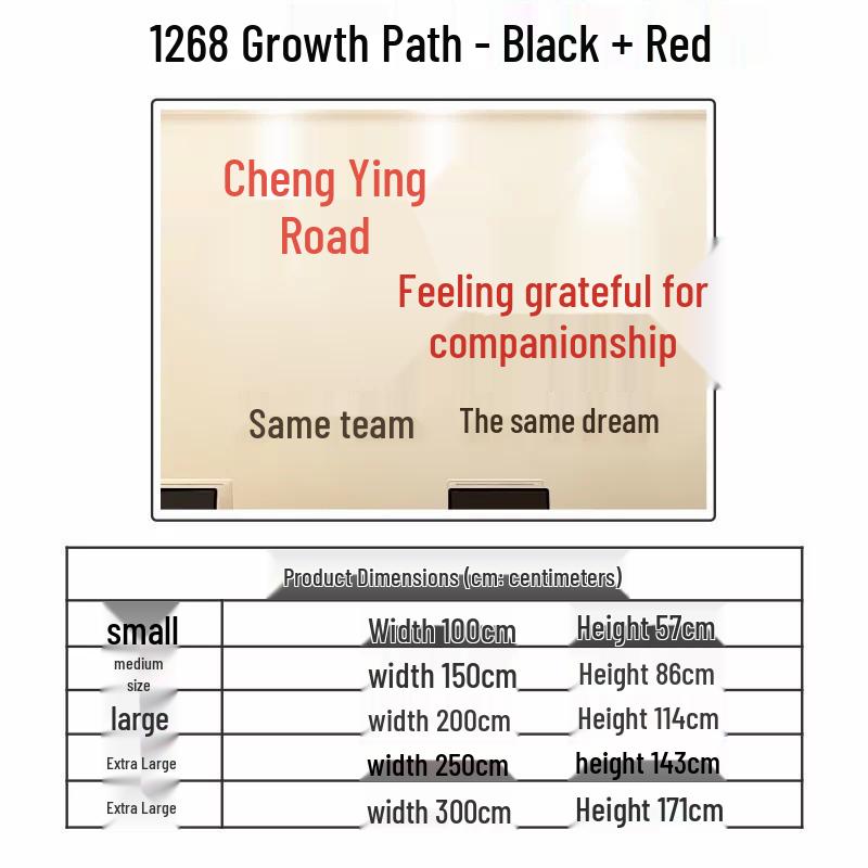 Inspirational Acrylic 3D Slogan Wall Art for Office and Meeting Room Small