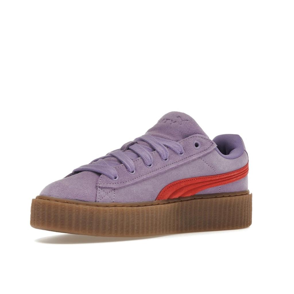 Puma Fenty x Creeper Phatty Levandulová Spálená Červená Unisex Tenisky Fialová Levandulová-Alert Guma 396403-03