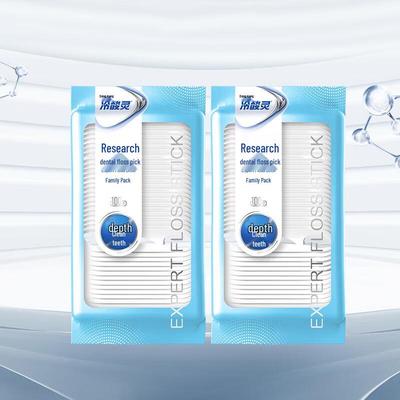 Disposable Flat Thread Dental Floss Picks