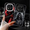 Tod Sensenmann Schädel Sense Weiche Handyhülle für Xiaomi Redmi Note 13 14 15 Pro Plus 12S 12 11S 11 11T 10S 10 Stoßfeste Hülle