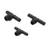 Hose Barbed Tee Connectors with Threaded Agriculture Irrigation Connections To DN16 DN20 Garden Hose Splitter 5 Pcs