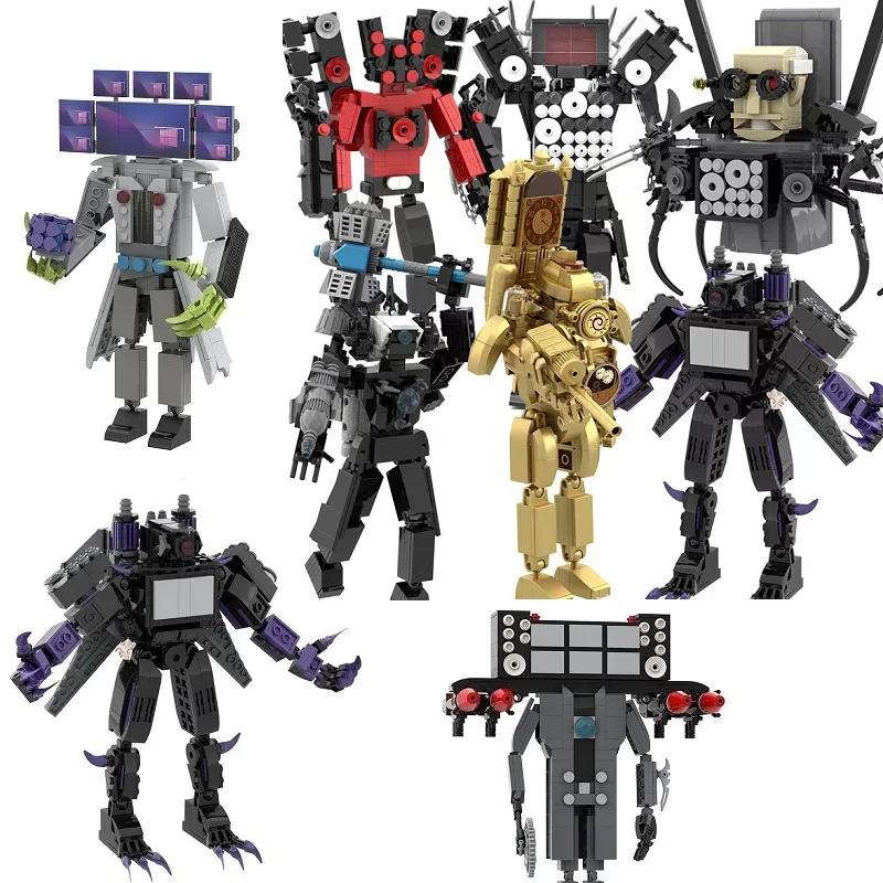 2023 Skibidi Toilet Man VS Monitor Blocchi da Costruzione Camerman Titan Speakerman Giocattolo Fai da Te Set di Figure Speakerman per Bambini Regalo