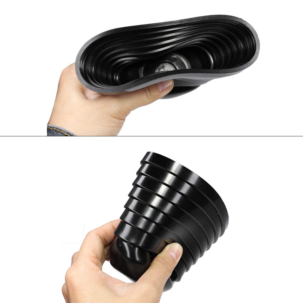 YUNPICAR Car LED Dust Cover Universal Waterproof Dustproof Cover Light Cover Rubber Cap for