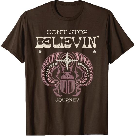 Journey Groovy Don't Stop Believin' Scarab Vintage Band T-Shirt