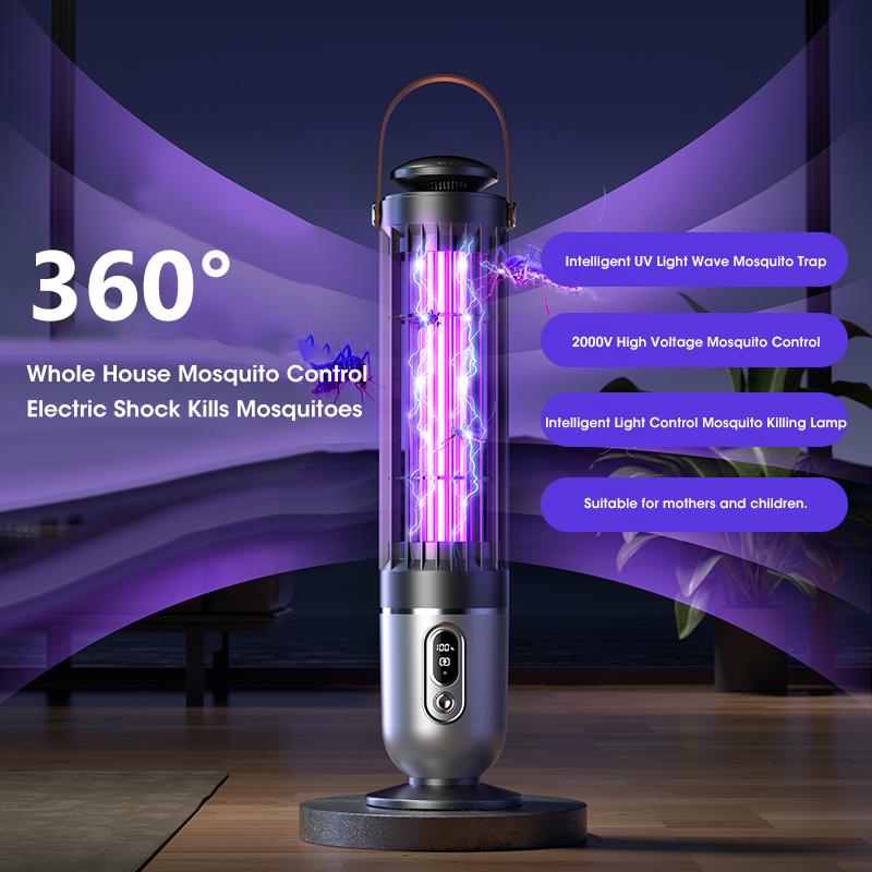 Electric Mosquito Killer Lamp USB Outdoor Insect Killer Camping Lantern Rechargeable Fly Swatter Killer Light Summer Necessary