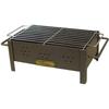 IMEX EL ZORRO Tabletop Barbecue with Galvanized Grill, Black, 31 X 21 X 14 Cm - 71431.0