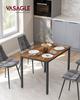 Dining Table, Kitchen Table, 70 X 110 X 77 Cm, Dining Table for 4 People, Living Room Desk, for Dining Room, Kitchen, Industrial