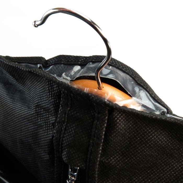 Housse De Protection Pliable - HANGERWORLD - 135x60cm - Noir - Transportable - Accessoire Professionnel