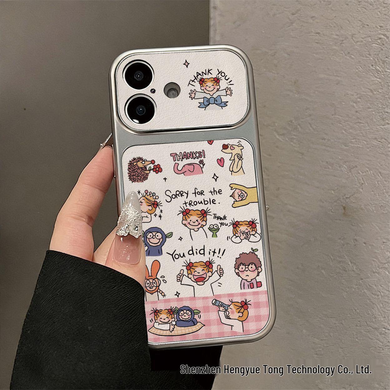 

Girl s Pink Gingham Magnetic Phone Case for iPhone 17/16 Pro Max/15/14 13 Pro