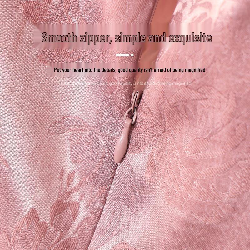 Datang Madam New Chinese Style Jacquard V-neck Blouse
