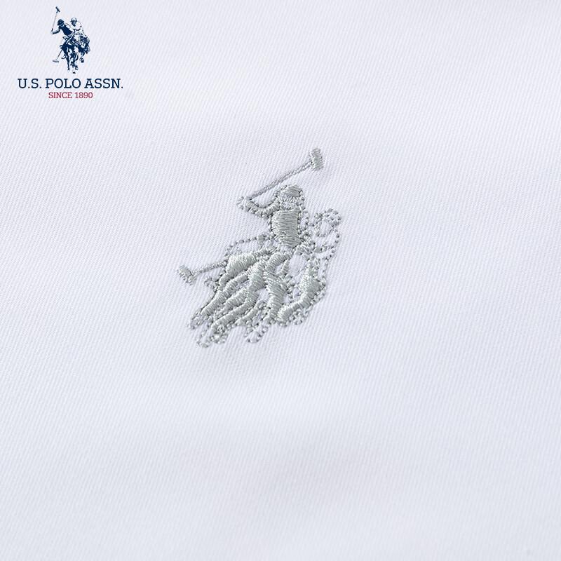 U.S. Polo Assn. Camisa de manga larga para hombre de mezcla de seda