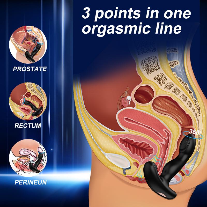 Male Prostate Massager Anal Plug Sex Toys for Men Masturbation G Spot Stimulation Wireless Dildo Vibrator