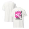 Serendipity Anime Girl T-Shirt, Pink Gothic Floral Skeleton Tee, Surreal Manga Horror Aesthetic Shirt, Dark Vaporwave Japanese Style Graphic