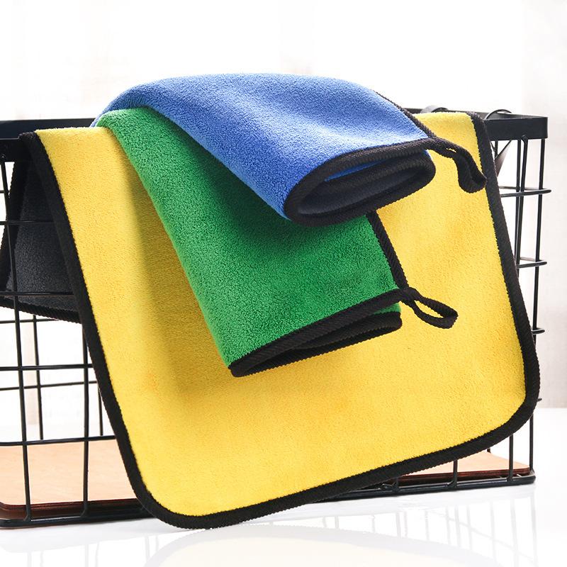 25CMX25CM Microfiber Towel Car Interior Dry Cleaning Rag for Washing Tools Auto Detailing Kitchen Home Appliance Wash