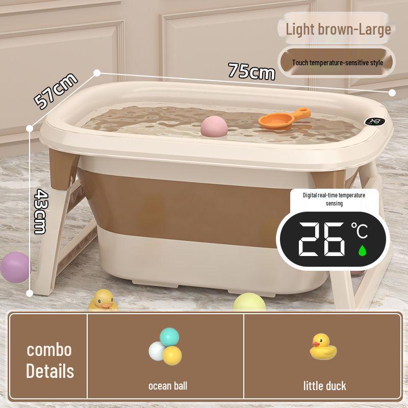 Baby Bathtub Foldable Soaking Tub for Kids