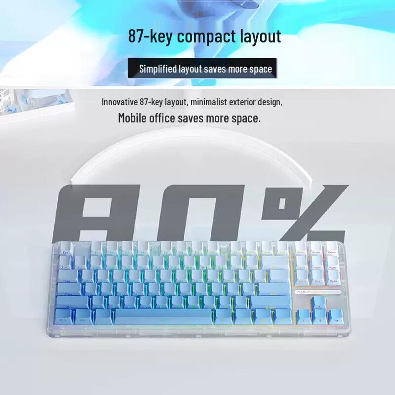 AULA L87 Tri-Mode Custom Mechanical Gaming Keyboard
