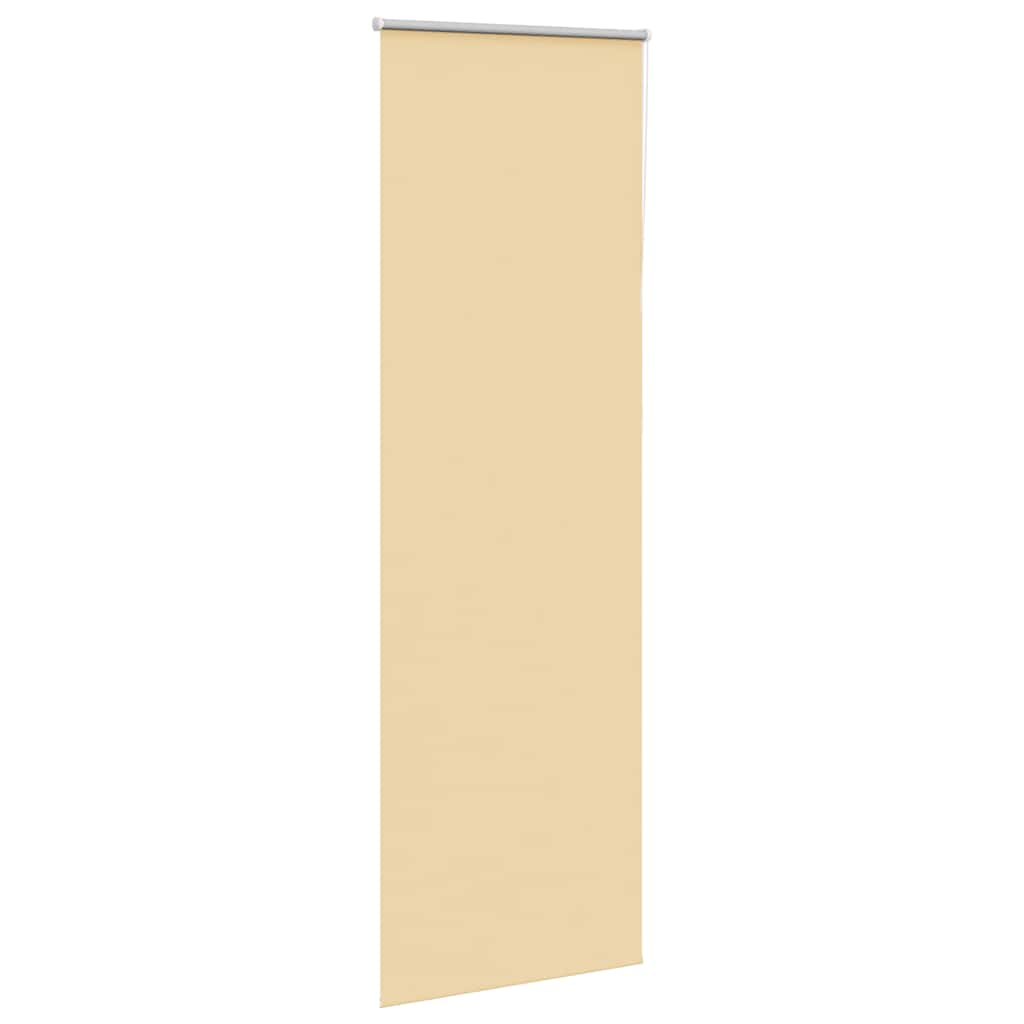 Roleta Zaciemniająca Beżowa 85X230 Cm Szerokość Tkaniny 80,7 Cm