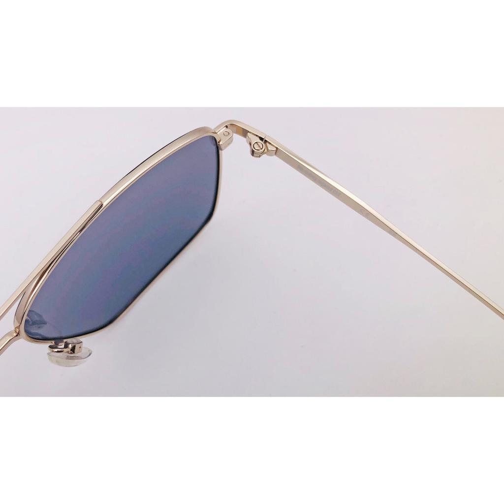 RSINC Unisex Polarisierte Sonnenbrille UV-Schutz Quadratisch Silber Schwarz LCS8016A |O B0DKP2L48S