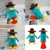 9.8in Perry das Schnabeltier Plüschpuppe Weiches Stofftier Spielzeug Kinder Weihnachtsgeschenk
