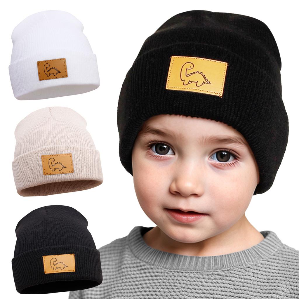 Kids Baby Winter Knit Beanie Warm Soft Wool Hat for Children Cold Weather Protection Autumn Season Comfortable Wear Fashion Cap