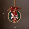 Santa Claus Christmas Tree Hanging Decor 3D Design Resin Hanging Ornament  Window
