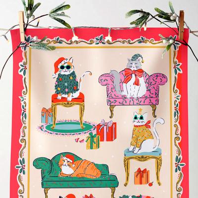 Cool Cats Cotton Tea Towel