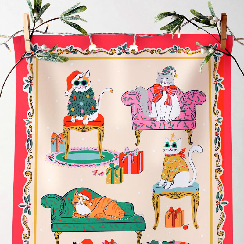 Cool Cats Cotton Tea Towel Tea Towel - Cool Cats