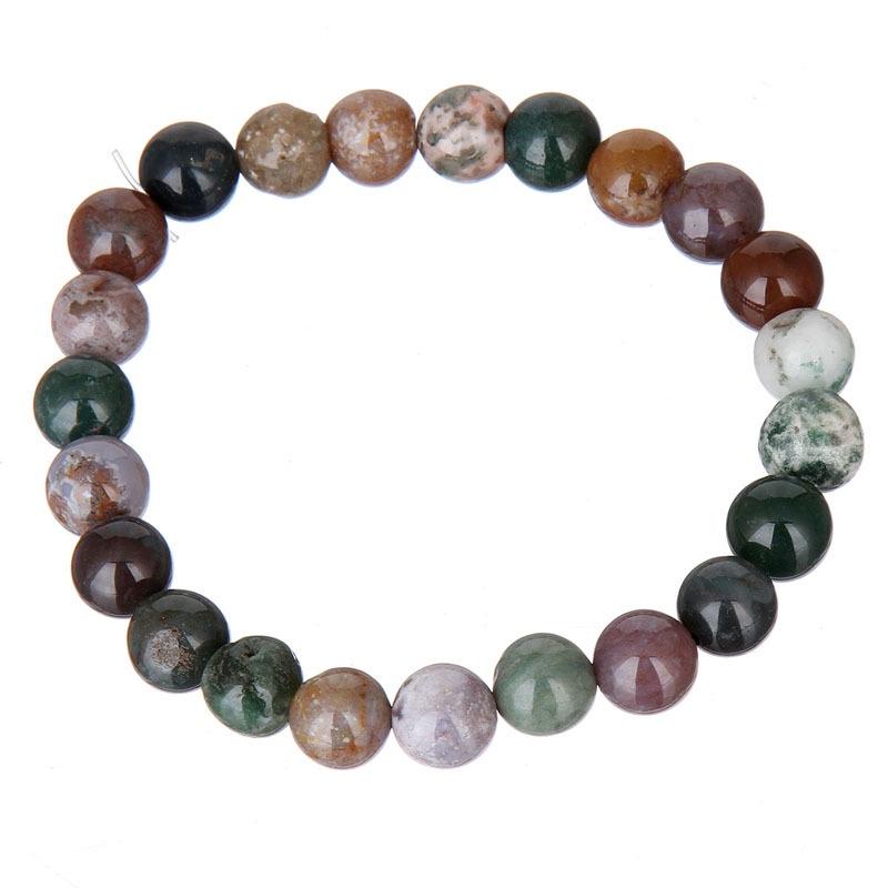 Versatile 6mm Natural Gemstone Round Beads Stretchy Bracelets For Every Occasion