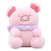 Charming Butterfly Pig Plush Keychain Soft Short Plush Piggy Toy Doll