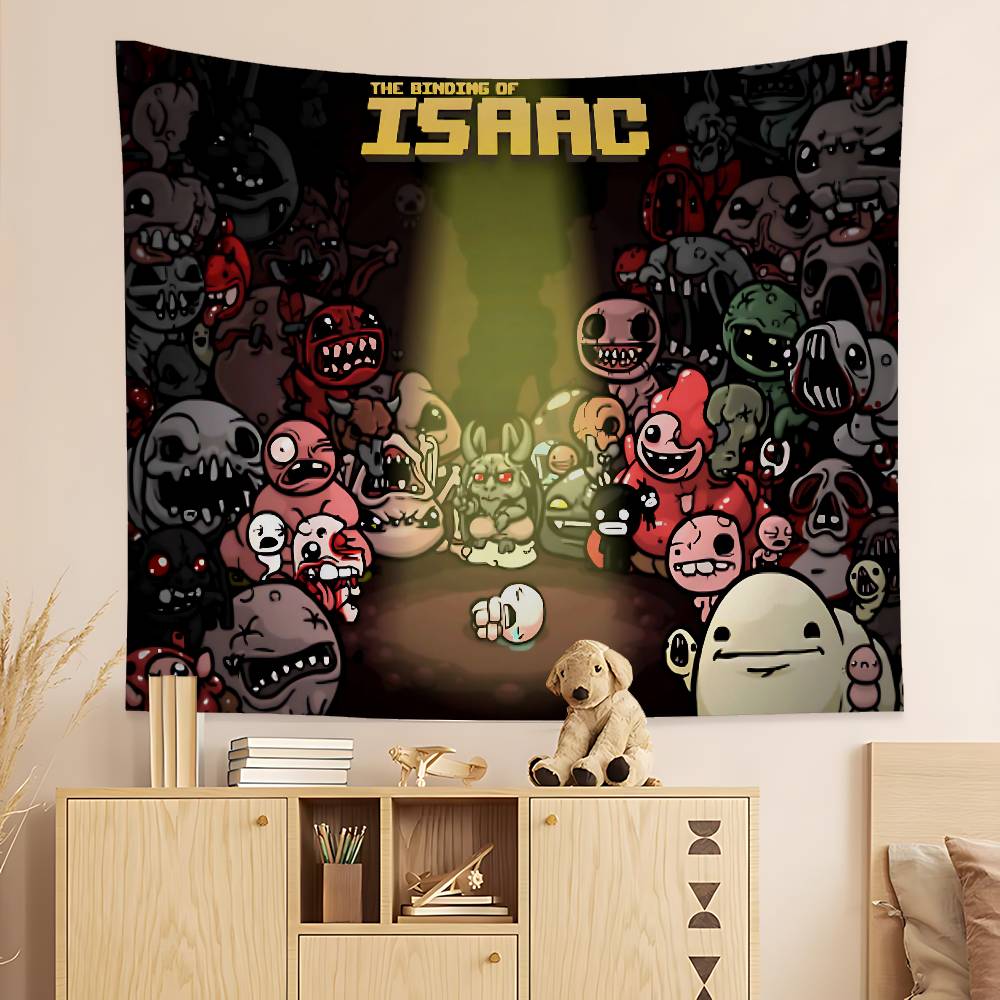 Action Game The Binding Of Isaac Tapestry Art Printing Japanese Wall Tapestry Anime Wall Hanging Home Decor