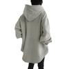 Casual Loose Long Sleeve Drawstring Hooded Pocket Women Sweatshirt