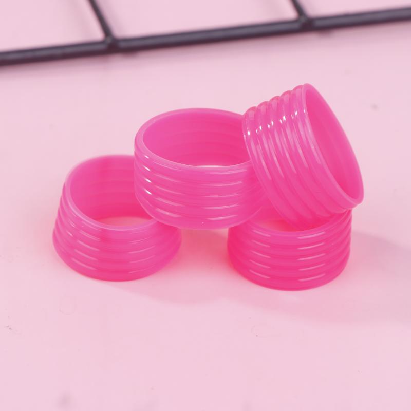 4-Qty Pack Tennis Racquet Silicone Handle Rings, Sweat-guard, Maximized Comfort, Tennis Gear Essential