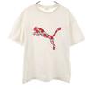 Puma Short Sleeve T-shirt L White Women Used