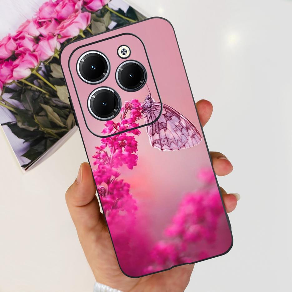 For Infinix Hot 40 Pro Case X6837 Cute Fashion Cover Soft Silicone Phone Case For Infinix Hot 40i Hot40 Pro Hot40i Fundas Bumper