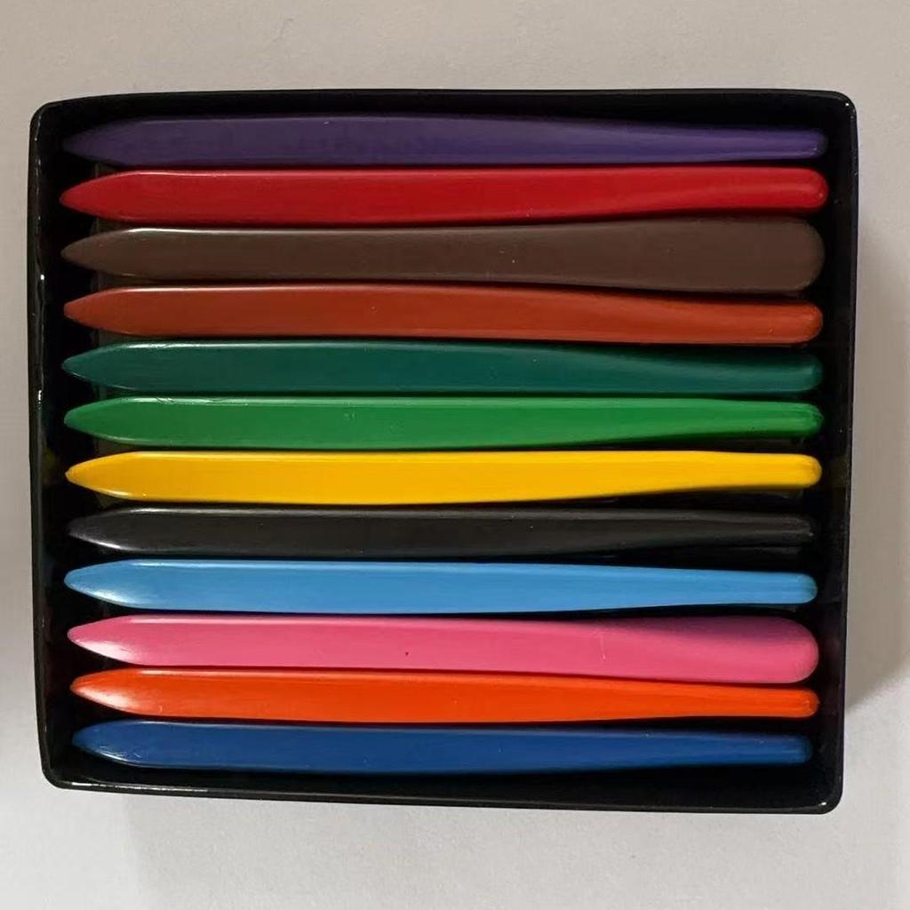 Triangular Washable Children's Crayons - Mess-Free, Double-Ended Doodle Pens for Kids