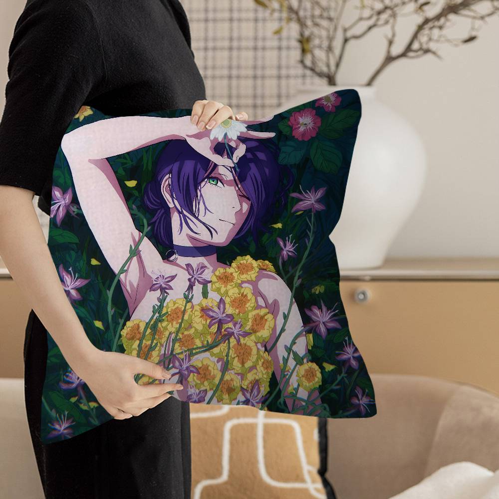 Chainsaw Man The Movie Reze Pillow Cover for Bedroom Room and Living Room Sofa Decorative Cushion Cover