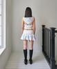 Poyeong 00 Can Can Skirts White Melange