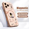 Case For iPhone 17 Pro Max Creative Astronaut Formula Print Magnetic For Magsafe Hybrid Slim Matte Cover For iPhone 16 15 14 13 Pro Max