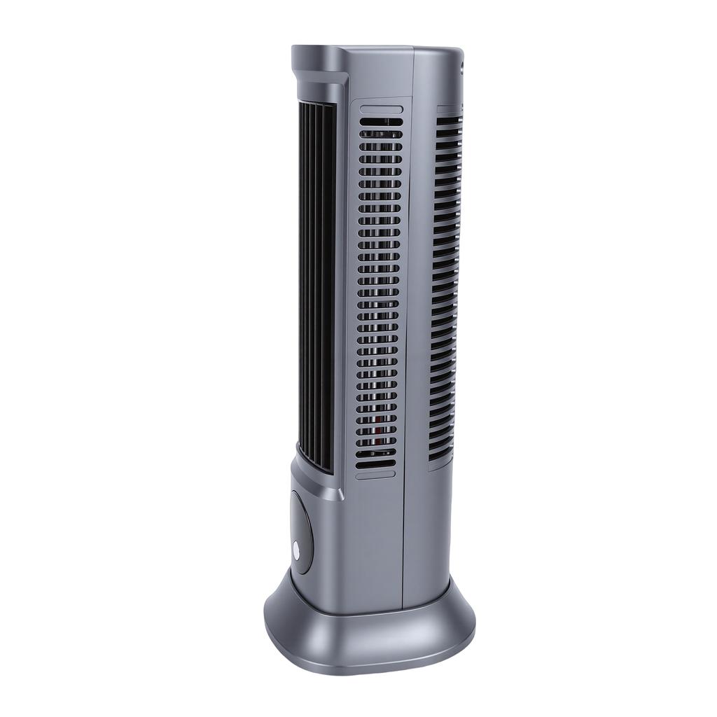 Tower Fan Bladeless Low Noise Vertical Horizontal Dual Use Rechargeable Standing Fan for Home