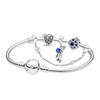 Frosted Flower Beauty 925 Silver Bracelet Women Bracelet ZT24042326A