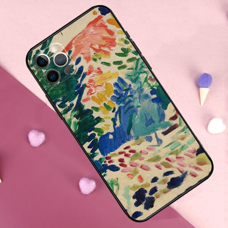 Henri Matisse Art Painting Case For iPhone 15 16 14 Pro Max Plus 13 12 Mini 11 Pro Max X XR XS Max 7 8 Back Cover