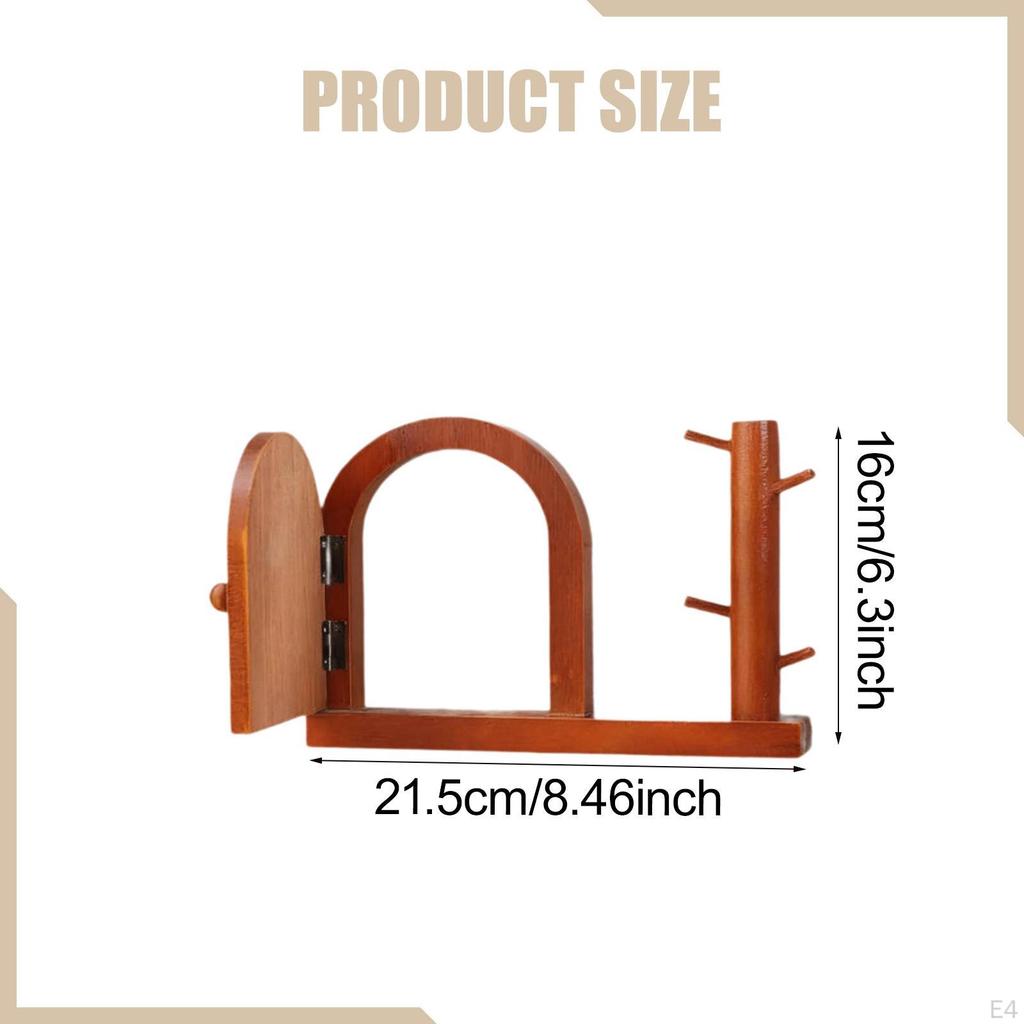 Wall Sticker Minimalist Wood Door Switch Cover for Cabin Decoration