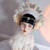 Lolita Fairy Butterfly Halo Crown Headpiece Bridal Wreaths Flowers Headband Women Girl Mermaid Princess Elf Cosplay Headdress