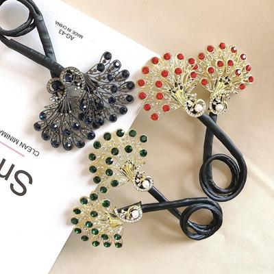 Korean Fairy Updo Tool: Peacock Curling Iron & Hair Accessories Set