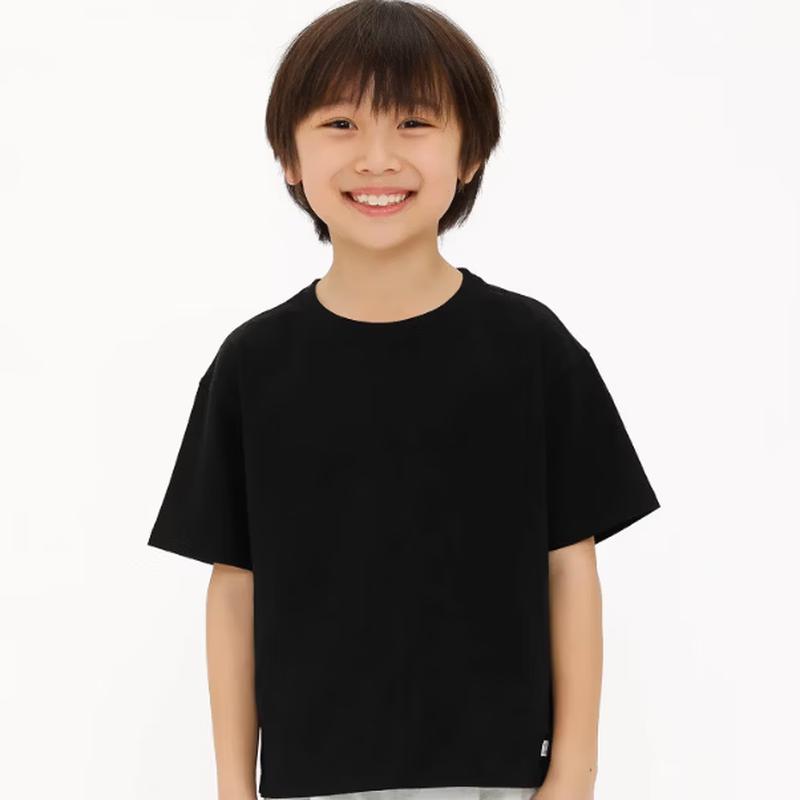 Naju Kids' Pure Cotton Drop-Shoulder T-Shirt