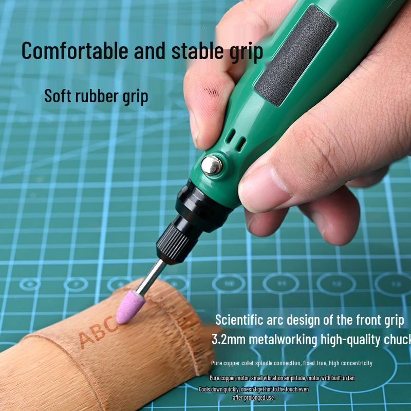 Multifunctional Handheld Electric Grinder and Drill for Jade and Wood Carving
