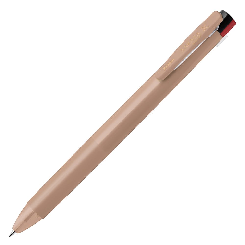 

Zebra 3 Color Ballpoint Pen Sarasa Clip 3C Relaxy Sand Beige Shaft 0.4mm J3JS5-RX-SBE