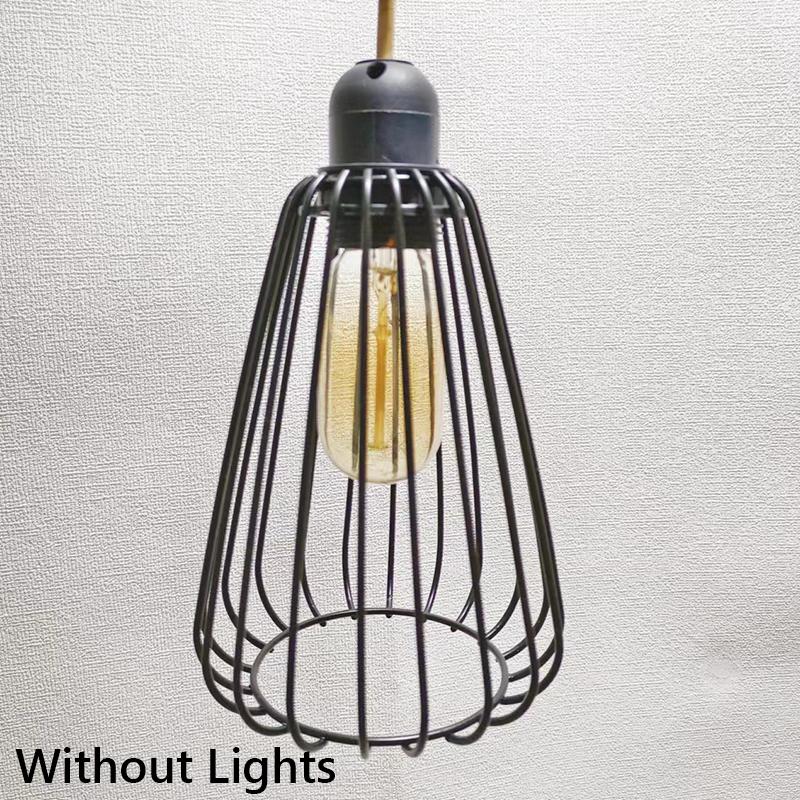 Moderne Pendelleuchtenabdeckungen Geometrische Eisen-Pendelleuchte Lampenschirm Küche Loft Café Geschäft Restaurant Hängeleuchte