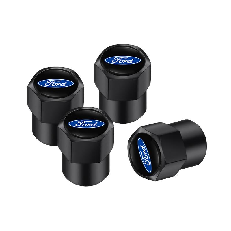 Metal Car Badge Wheel Tire Valve Caps Cover Tire Decoration For Ford Focus 2 3 Mondeo Kuga Fiesta MK7 Escort Edge C-Max Fiesta